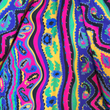 Load image into Gallery viewer, A LURID PAISLEY PRINT 80s FULL SKIRT
