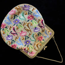 Load image into Gallery viewer, A 1930s PETITE POINT EVENING BAG WITH DOG CLASP