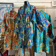 Load image into Gallery viewer, INDIAN COTTON FRIDA KAHLO PRINT KIMONO