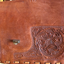 Load image into Gallery viewer, A VINTAGE TOOLED LEATHER SADDLE BAG FROM MEXICO