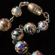 Load image into Gallery viewer, 1930s CLOISONNÉ FLORAL BEADS