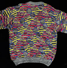 Load image into Gallery viewer, AN ORIGINAL 1980s COOGI KNIT CARDIGAN IN PRIMARY COLOURS