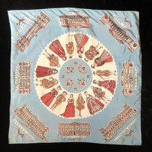 Load image into Gallery viewer, A COLLECTION OF SIX VINTAGE TOURIST SCARVES