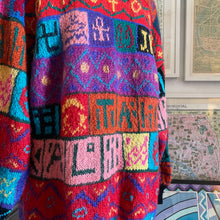 Load image into Gallery viewer, A 1980s PEACE KNIT MOHAIR JUMPER DRESS BY JENNY KEE