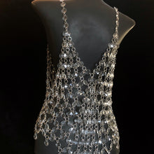 Load image into Gallery viewer, ACRYLIC JEWEL CHAIN MESH TOP