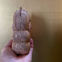 Load image into Gallery viewer, A PETITE TEDDY BEAR DIAMANTÉ FANTASY PURSE