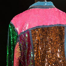 Load image into Gallery viewer, A TARMAFIA VIVID HAND SEQUINNED JACKET