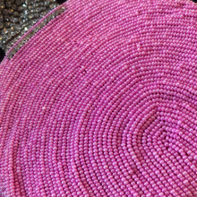 Load image into Gallery viewer, AN UNUSUAL PINK TONE RHINESTONE AND BEADED WRIST PURSE