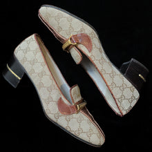 Load image into Gallery viewer, A PAIR OF MID 1970s GUCCI LOAFERS