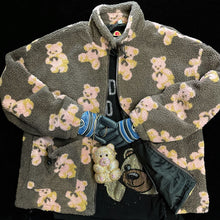 Load image into Gallery viewer, LARGE SIZE TEDDY BEARS POLAR FLEECE JACKET