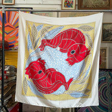 Load image into Gallery viewer, AN EXTRA LARGE 1980s SILK KOALA SCARF