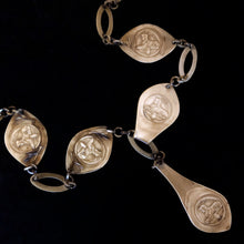 Load image into Gallery viewer, A 1930s EGYPTIAN REVIVAL CELLULOID SEGMENTED BELT