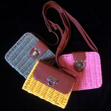 Load image into Gallery viewer, BASKETWEAVE MINI CASE BAG