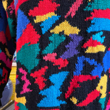 Load image into Gallery viewer, A CLASSIC 1980s BLACK OPAL KNIT JUMPER DRESS BY JENNY KEE