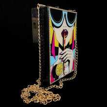 Load image into Gallery viewer, AN 80s STYLE COCKTAIL PICTURE CLUTCH