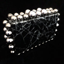 Load image into Gallery viewer, MARBLED CLUTCH WITH JUMBO PEARLS
