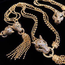 Load image into Gallery viewer, A BIG CAT DIAMANTÉ AND CHAIN COLLECTION