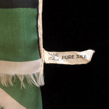 Load image into Gallery viewer, AN ITALIAN VINTAGE 60s SILK SCARF