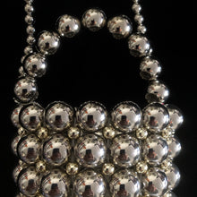 Load image into Gallery viewer, PETITE BEADED BUCKET BAG