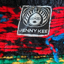 Load image into Gallery viewer, A 1980s JENNY KEE CARDIGAN WITH DOLPHINS AND WARATAH