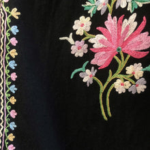 Load image into Gallery viewer, A VINTAGE HAND EMBROIDERED PONCHO/ DRESS  FROM KASHMIR
