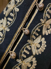 Load image into Gallery viewer, A VINTAGE 1960s MOROCCAN GOLD EMBROIDERED KAFTAN
