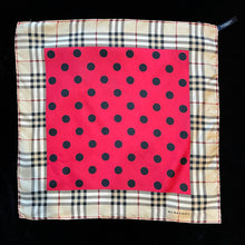 Load image into Gallery viewer, A Y2K BURBERRY POLKADOT SCARF

