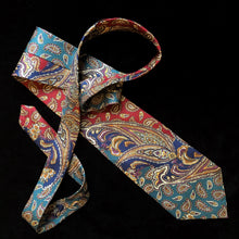 Load image into Gallery viewer, VINTAGE CHRISTIAN DIOR PAISLEY ORNAMENT PRINT TIE
