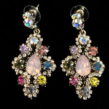 Load image into Gallery viewer, DELICATE RENAISSANCE STYLE  PASTEL JEWEL EARRINGS
