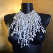 Load image into Gallery viewer, A PEARL AND BEADED WATERFALL NECKLACE
