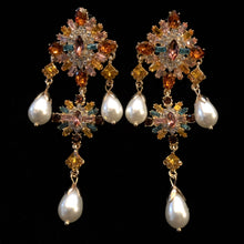 Load image into Gallery viewer, BAROQUE JEWEL PEARL EARRINGS
