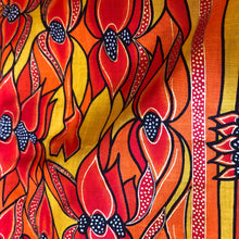 Load image into Gallery viewer, AN 80s STURT’s DESERT PEA PRINT COTTON SCARF BY LINDA JACKSON.
