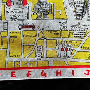 A COOL VINTAGE MAP OF TOKYO SCARF