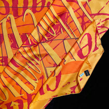 Load image into Gallery viewer, A VEUVE CLICQUOT CHAMPAGNE SILK SCARF
