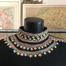 Load image into Gallery viewer, A VINTAGE HAND EMBROIDERED PONCHO/ DRESS  FROM KASHMIR
