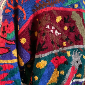 AN OZ ALL DESIGN 1980s JUMPER BY JENNY KEE