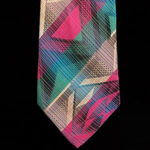 AN EARLY 90s VINTAGE MISSONI AZTEC STRIPE TIE