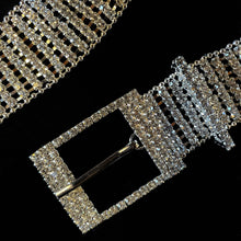Load image into Gallery viewer, A SPECTACULAR DIAMANTÉ METAL MESH BELT
