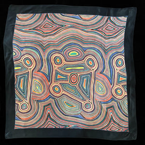 A 1980s PASTEL JIMMY PIKE SCARF
