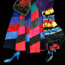 Load image into Gallery viewer, AN ORIGINAL 80s PATCHWORK LEATHER FULL SKIRT
