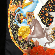 Load image into Gallery viewer, AN EXCEPTIONAL LEONARD PARIS SILK HORSES PRINT SCARF
