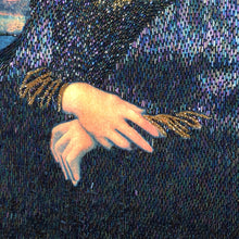 Load image into Gallery viewer, A TARMAFIA LONG SLEEVED HAND BEADED MONA LISA T SHIRT
