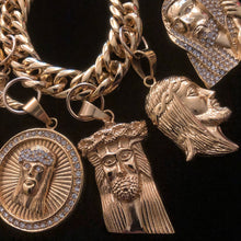 Load image into Gallery viewer, A SUBSTANTIAL JESUS THEMED CHARM BRACELET
