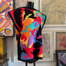 Load image into Gallery viewer, AN EARLY 1980s BROKEN HEARTS KNIT BY JENNY KEE AND PAM AYRES FOR FLAMINGO PARK
