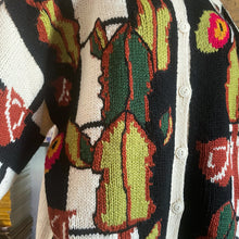 Load image into Gallery viewer, A 1980s GUMNUTS AND LEAVES KNIT CARDIGAN BY JENNY KEE
