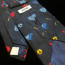 Load image into Gallery viewer, A COLLECTION OF VINTAGE MOSCHINO SILK TIES
