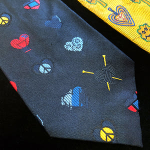 A COLLECTION OF VINTAGE MOSCHINO SILK TIES