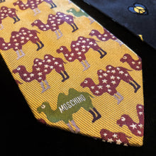Load image into Gallery viewer, A COLLECTION OF VINTAGE MOSCHINO SILK TIES
