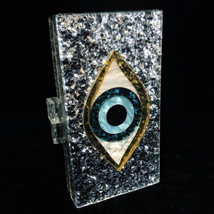 PERSPEX EYE CLUTCH