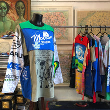 Load image into Gallery viewer, A PATCHWORK TARMAFIA TEE IN BLUES AND GREENS
